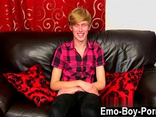 Hot twink scene 18 year old Austin Ellis is a succulent gay guy from