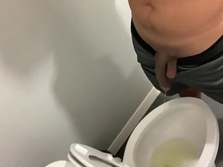 Kinky pissing and jerking off